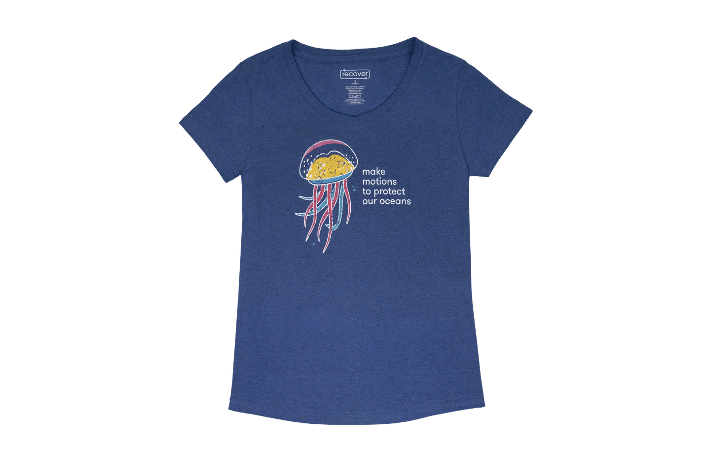 Women's V-Neck T-Shirt: Oceans